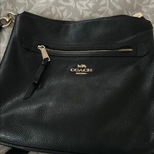 Coach Black Leather Women's Bag